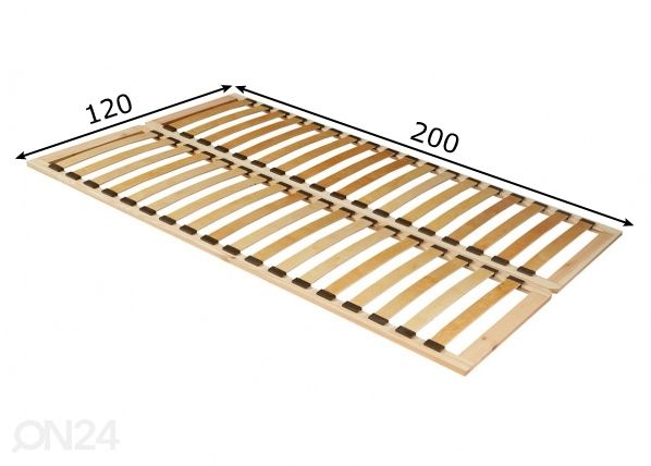 Sälepohja 120x200 cm mitat