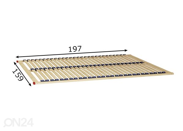 Sälepohja 160x200 cm mitat