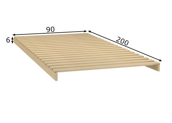 Sälepohja 90x200 cm mitat