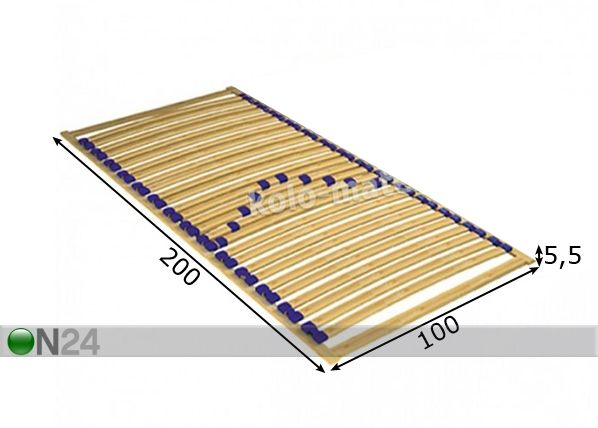 Sälepohja Twinpack 100x200 cm mitat
