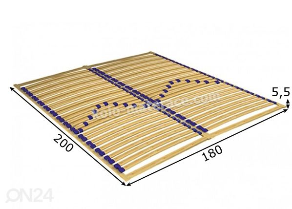 Sälepohja Twinpack 180x200 cm mitat