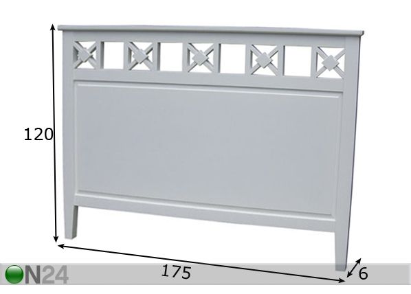 Sängynpääty 160 cm NORDIC mitat