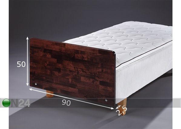 Sängynpääty 90 cm mitat