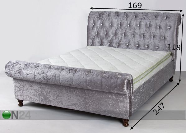 Sänky 160x200 cm mitat