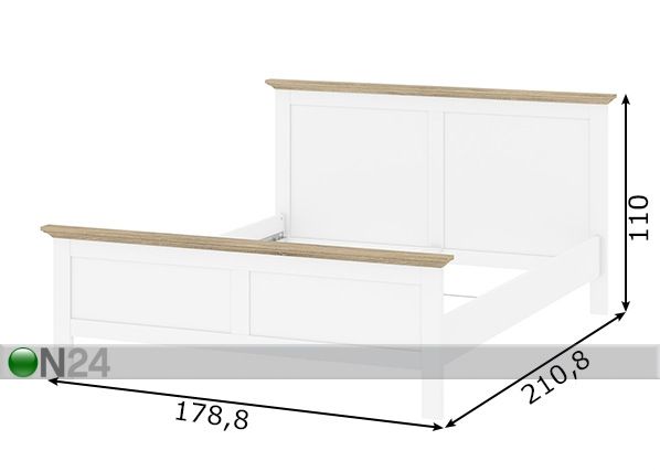 Sänky 160x200 cm mitat