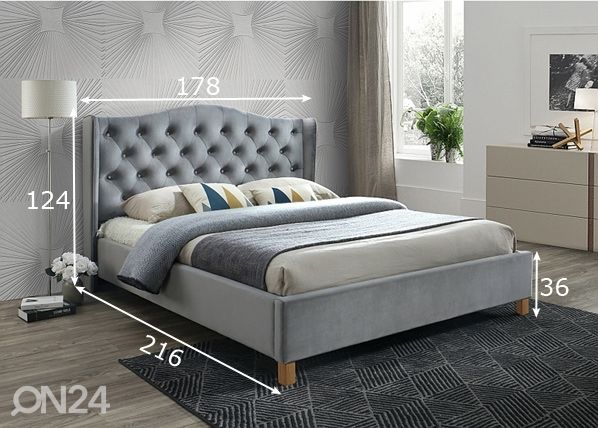 Sänky 160x200 cm mitat