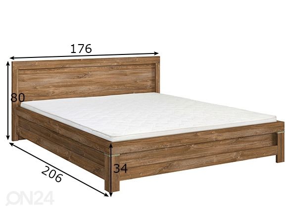 Sänky 160x200 cm mitat