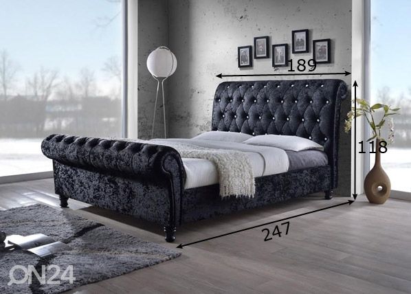 Sänky 180x200 cm mitat