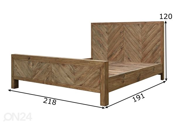 Sänky 180x200 cm mitat