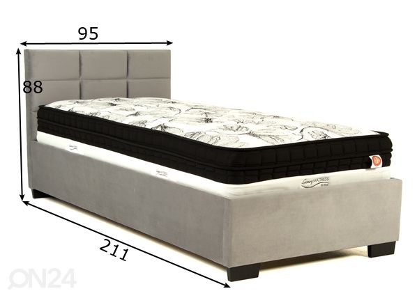 Sänky 90x200 cm mitat