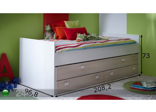 Sänky ARNO 90x190/200 cm mitat
