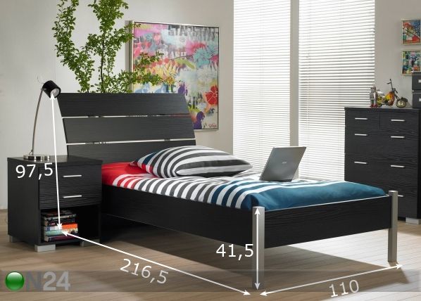 Sänky CAMIZION 103x192 cm mitat