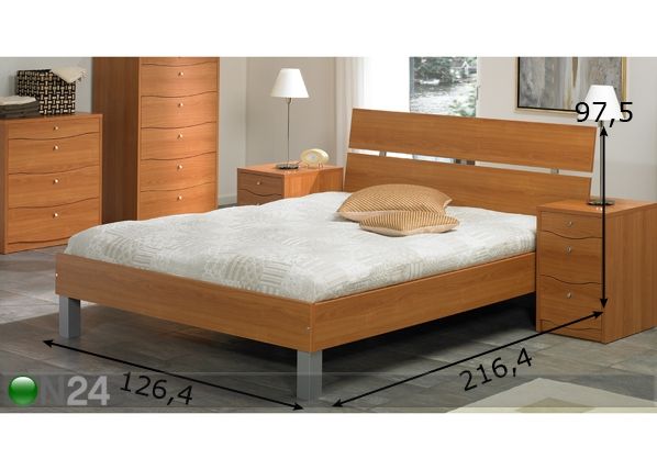 Sänky CAMIZION 120x200 cm mitat