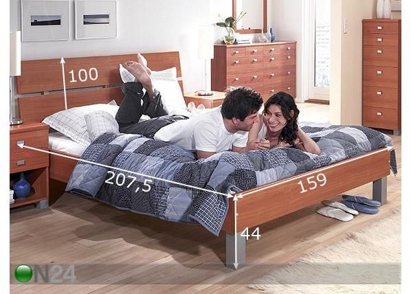 Sänky CAMIZION 155x205 cm mitat
