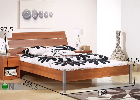 Sänky CAMIZION 160x200 cm mitat