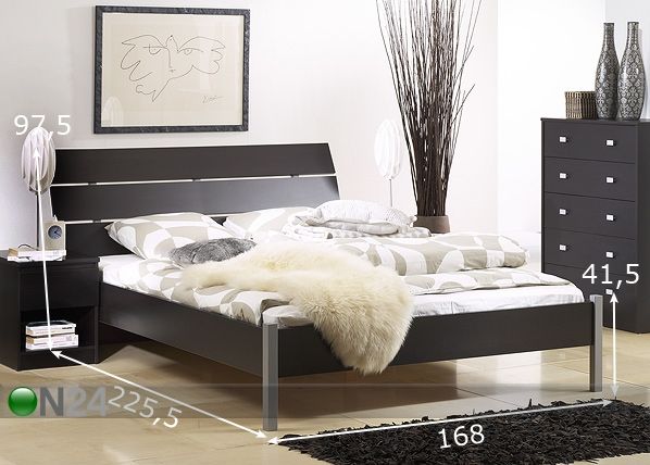 Sänky CAMIZION 160x200 cm mitat