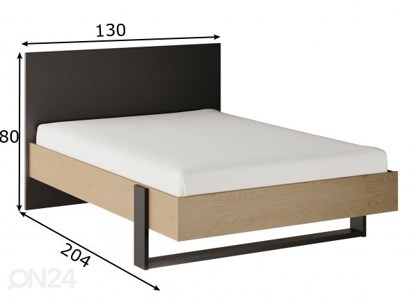 Sänky Duplex 120x200 cm mitat