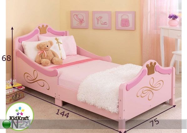 Sänky KidKraftPRINSESSA 70x140 cm mitat