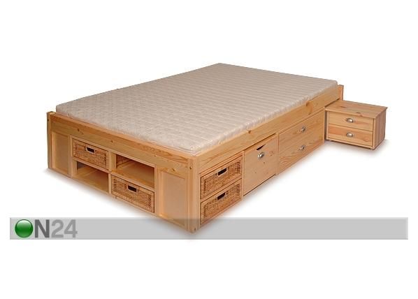 Sänky LUNIA mänty 180x200 cm