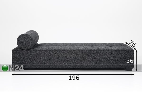 Sänky MATRIX LUX 76x196 cm mitat