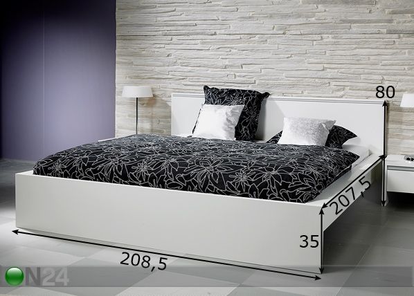 Sänky MILANO 180x200 cm mitat