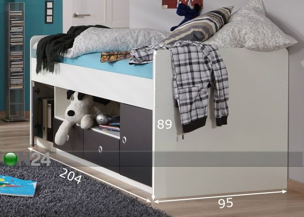 Sänky ROCCO 90x200 cm mitat