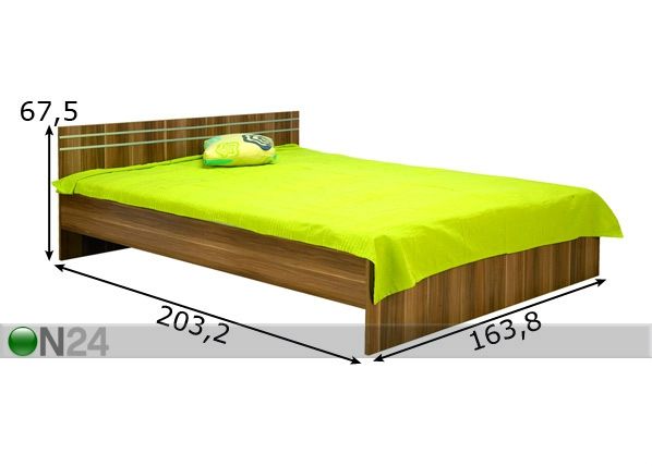 Sänky SMART 160x200 cm mitat