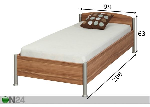 Sänky SOFT PLUS mitat