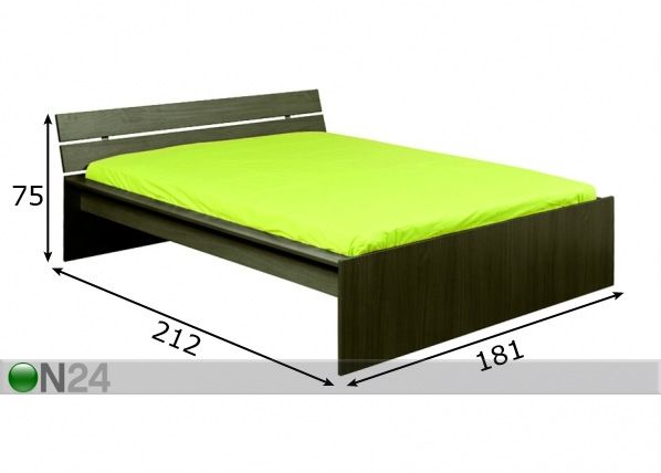 Sänky STANDARD 160x200 cm mitat