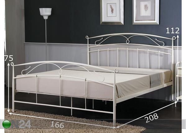Sänky TIFFANY, 160 cm mitat