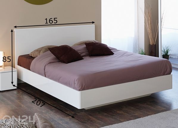 Sänky WESLEY 160x200 cm mitat