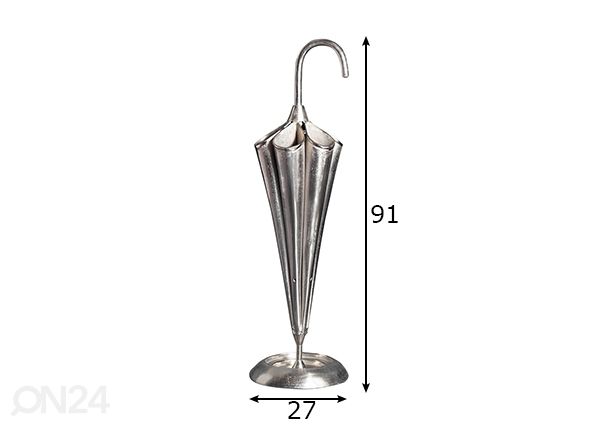 Sateenvarjoteline Umbrella mitat