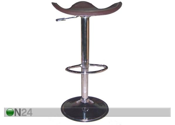 Satulatuoli SADDLE BAR, ruskea 2 kpl