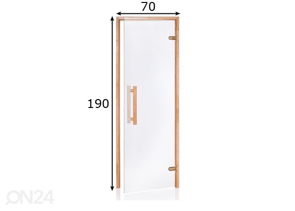 Saunanovi NATURAL 70x190 cm mitat
