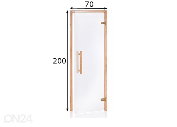 Saunanovi NATURAL 70x200 cm mitat