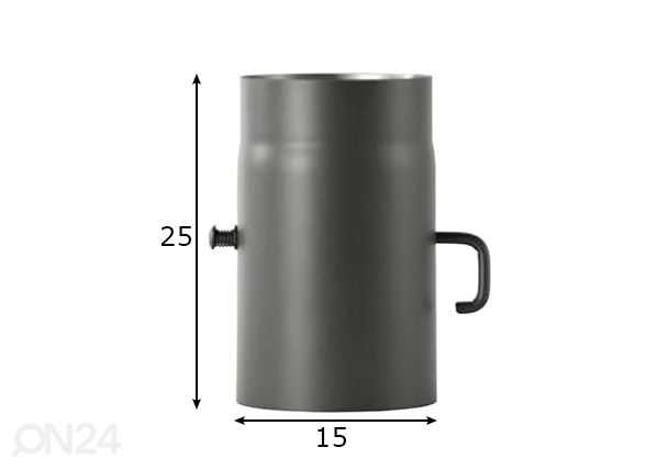 Savupelti Ø 15cm mitat