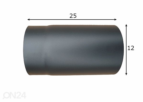 Savuputki Ø12cm mitat