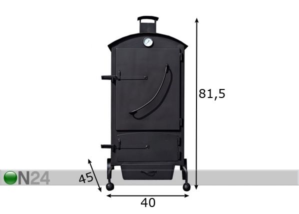 Savustuspönttö mitat