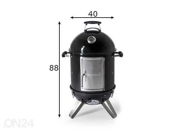 Savustuspönttö Barbecook Oskar S mitat