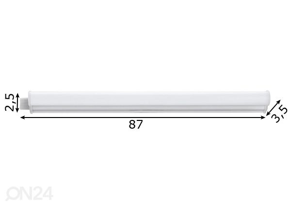 Seinä-ja kattovalaisin Dundry 87 cm mitat