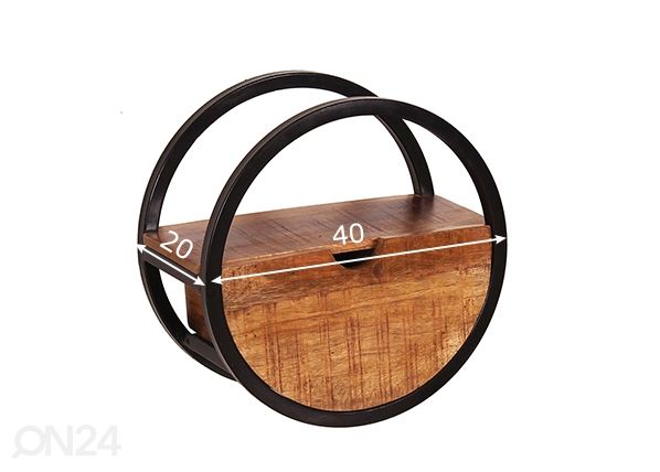 Seinä Sidney Ø 40 cm mitat