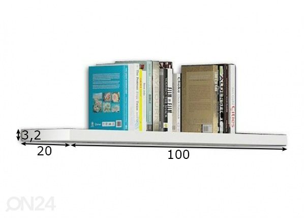 Seinähylly 100 cm mitat