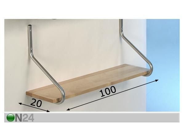 Seinähylly 100 cm mitat