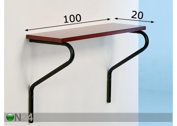 Seinähylly 100 cm mitat