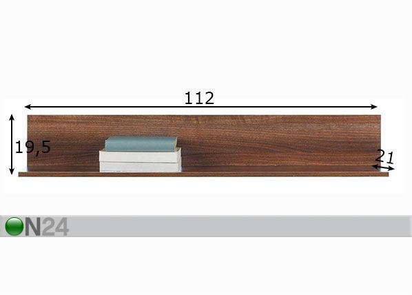 Seinähylly 112 cm mitat