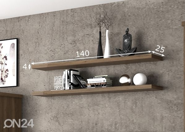 Seinähylly 140 cm mitat