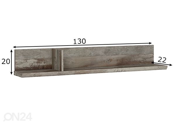 Seinähylly mitat