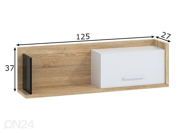Seinähylly mitat