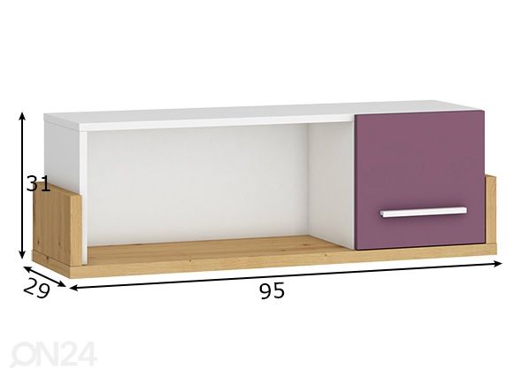Seinähylly mitat
