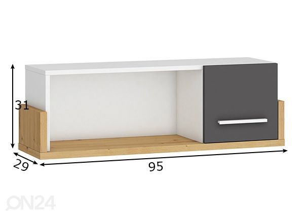 Seinähylly mitat